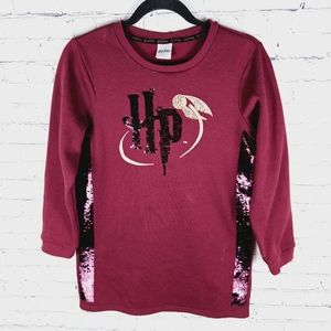 MAD ENGINE | Harry Potter quiddich snitch sequin long sweater sweatshirt